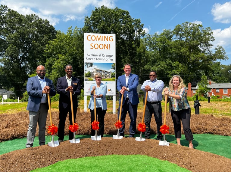 Groundbreaking for 18 Townhomes in Grier Heights